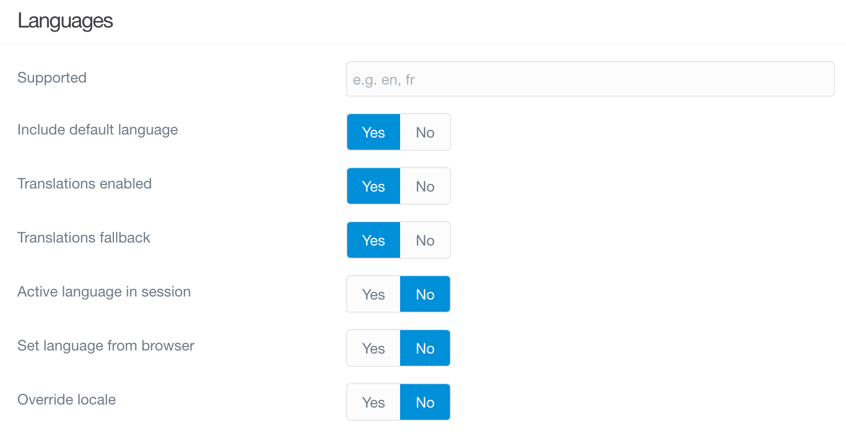 Admin Configuration