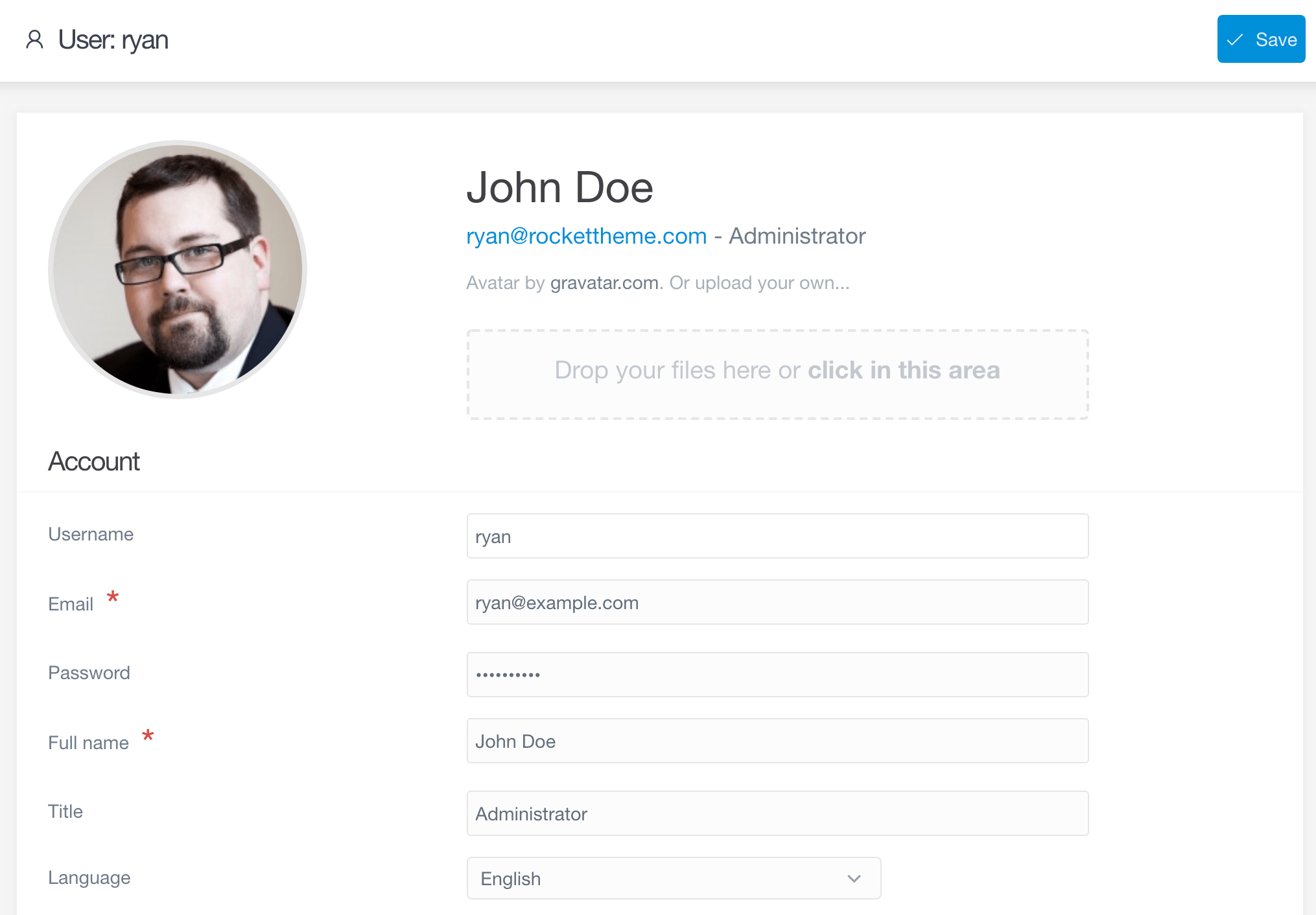 User Profile