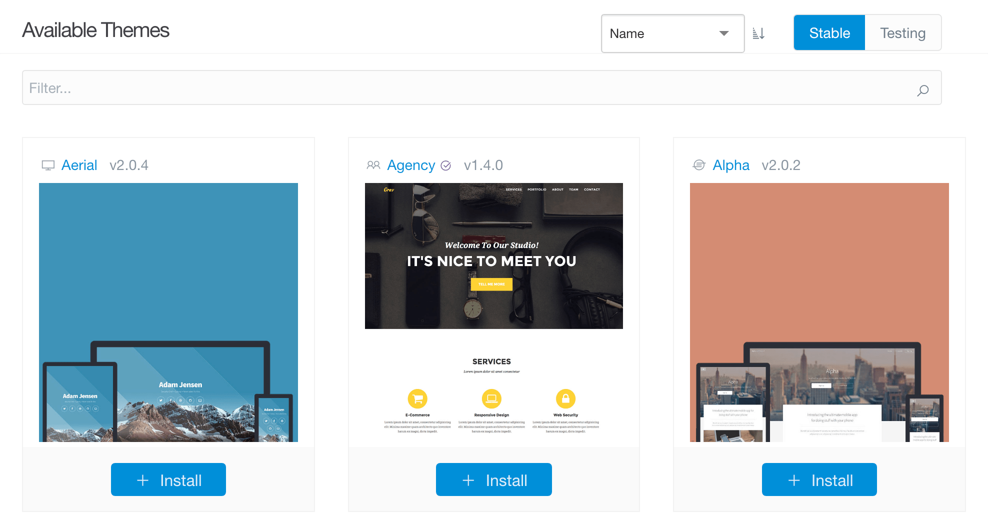 Admin Themes