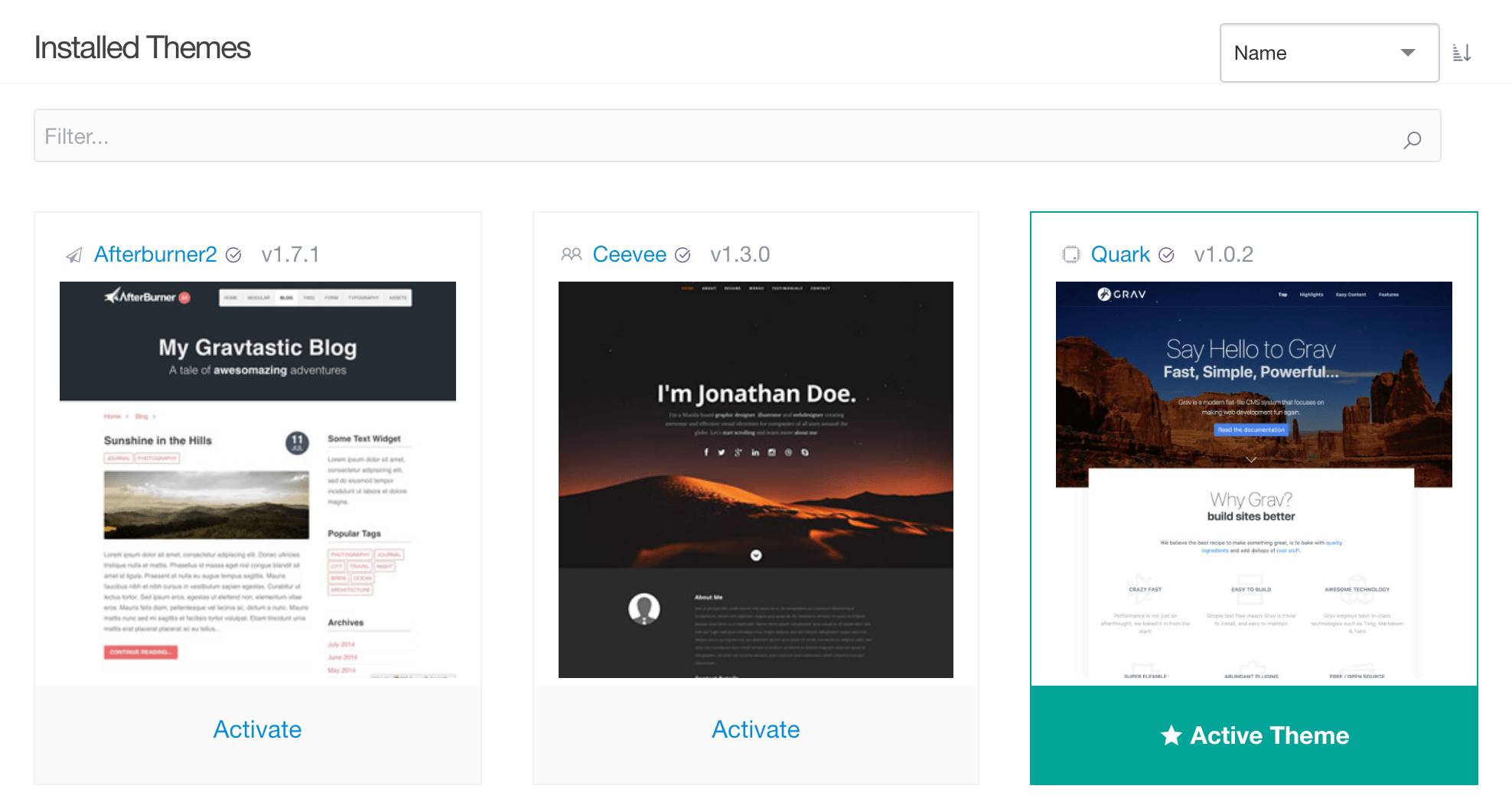 Admin Themes