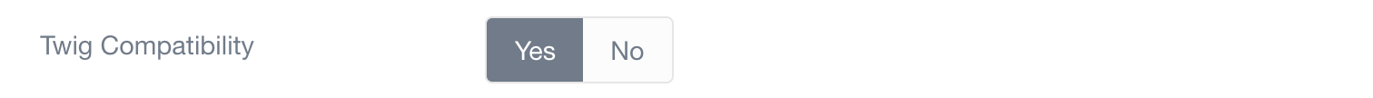 Twig Compatibility